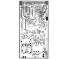 Kenmore 7218922281 power and control circuit diagram