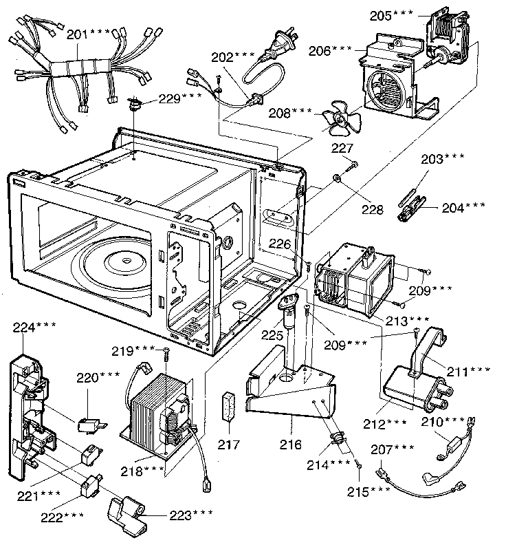 Magnetron and air flow