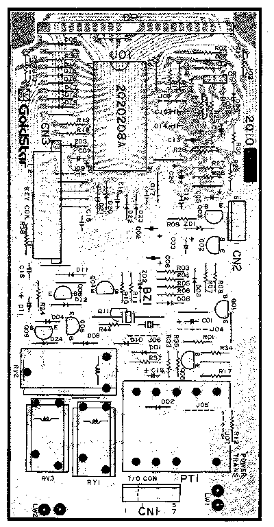 POWER AND CONTROL CIRCUIT BOARD