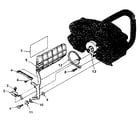 Homelite 240HG-UT10688 chain brake diagram