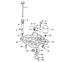 Kohler CV12.5S-1438 oil pan/lubrication diagram