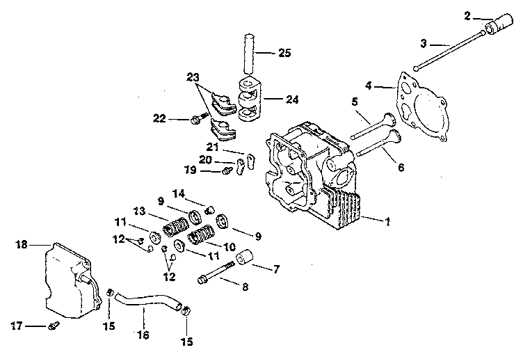 CYLINDER HEAD/VALVE/BREATHER