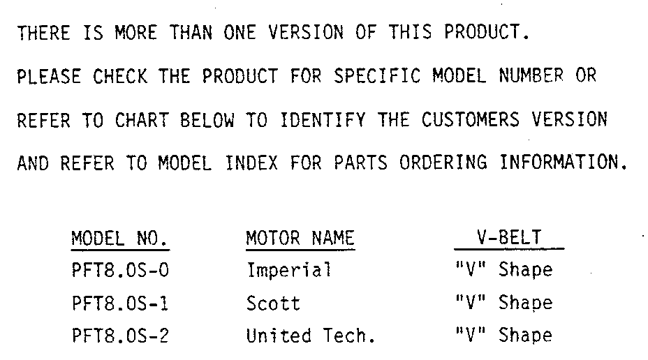 MODEL NOTE