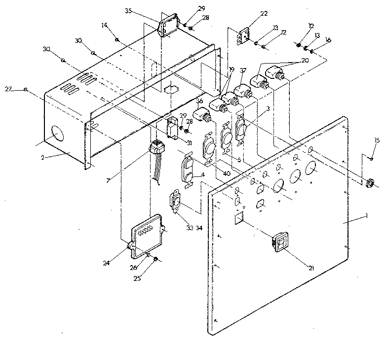 Control panel & cover assembly