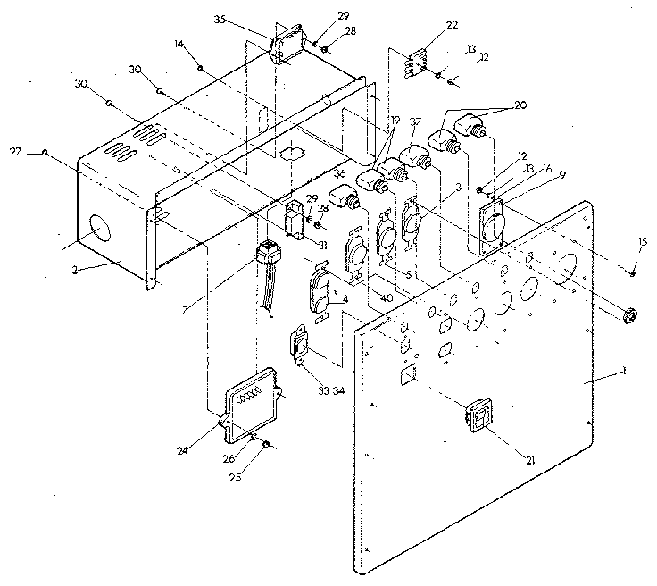 Control panel & cover assembly