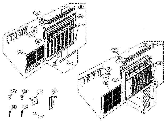 Complete replacement parts