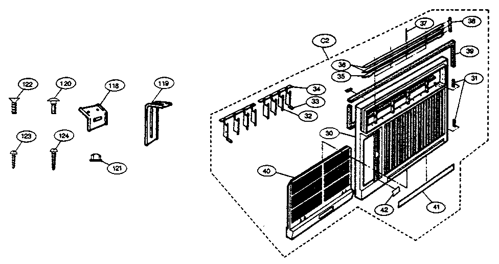 Replacement part list ga-0950cc