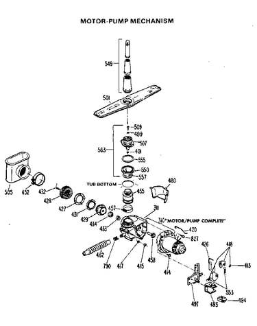 Pump and motor