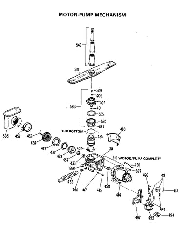 Pump and motor