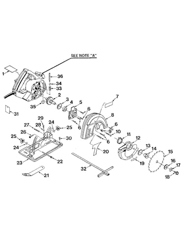 Base and blade assembly
