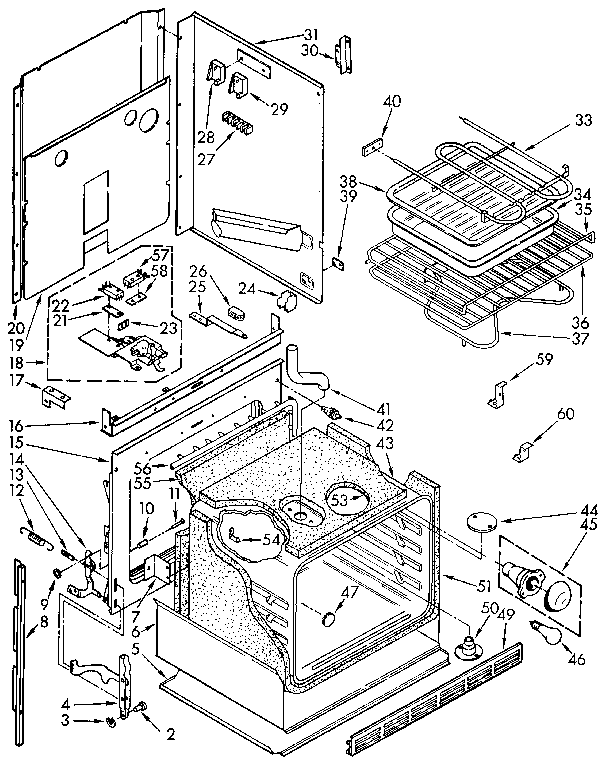 Upper oven