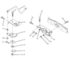 Craftsman 917257460 sector gear/axle support diagram