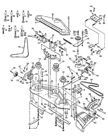 44" mower