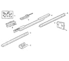 Craftsman 13953651SR rail assembly diagram