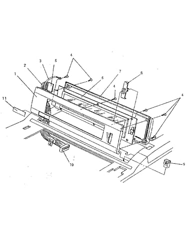 Typewriter 'lcd assembly'