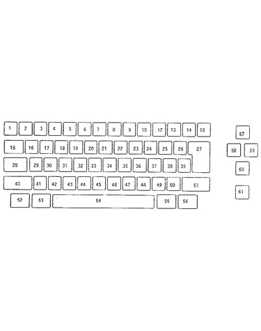 Typewriter 'keybutton reference chart'