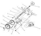 Smith Corona PWPX10(5FSE) typewriter 'element drive' diagram