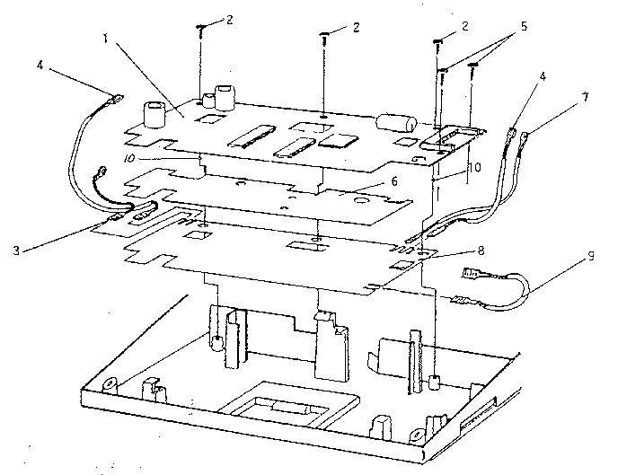 Typewriter 'control pc board'