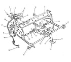 Smith Corona DEVILLE 700 carrier molding, rails, & frames diagram