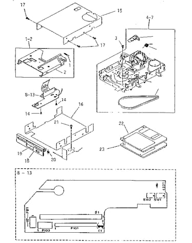 Floppy disk drive asm.
