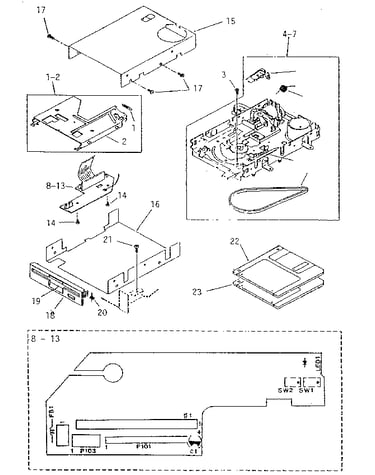 Floppy disk drive asm.