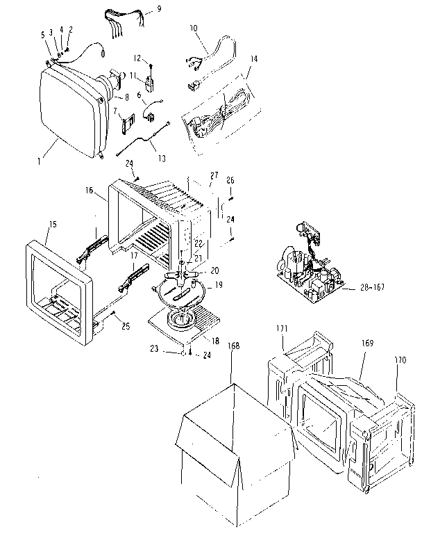CRT ASSEMBLY