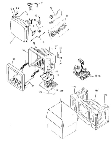 Crt assembly