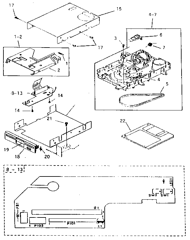 FLOPPY DISK DRIVE ASM.