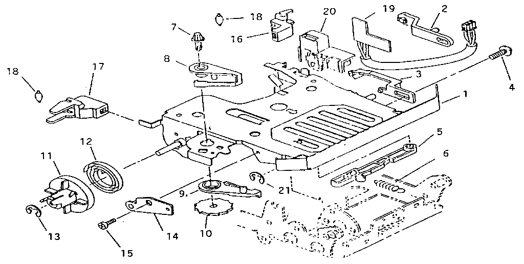Ribbon feed mechansim