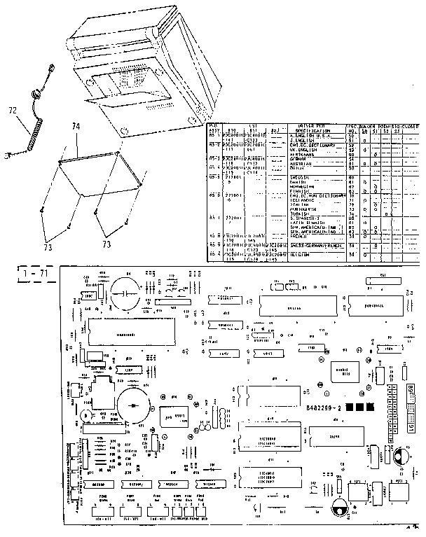 Cpu pcb assembly