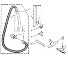 Kenmore 1162003590 hose and attachment diagram