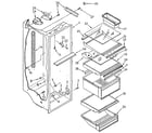 Kenmore 1069512380 refrigerator liner diagram