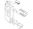 Kenmore 1069512380 freezer liner diagram