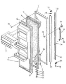 Refrigerator door