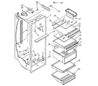 Kenmore 1069412380 refrigerator liner diagram