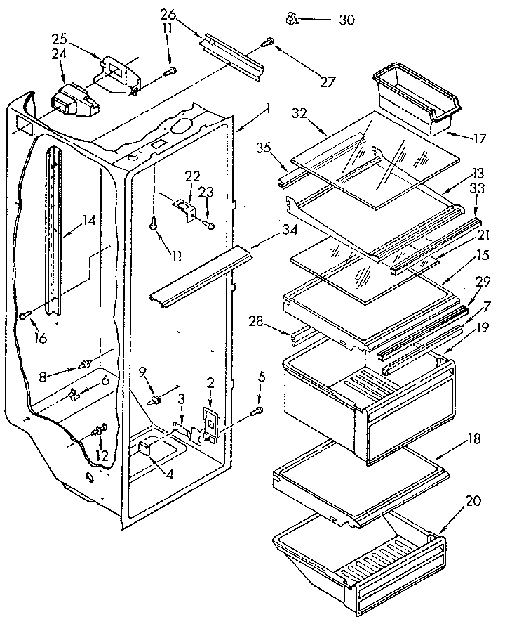 Refrigerator liner