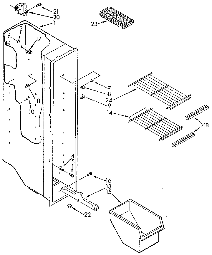 Freezer liner