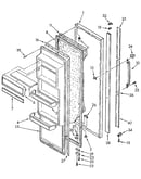 Refrigerator door
