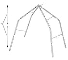 Sears 718770720 frame assembly diagram