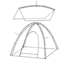 Sears 718774770 frame assembly diagram