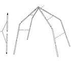 Sears 718771690 frame assembly diagram