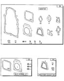 Gasket/breather gasket set and valve overhaul kit