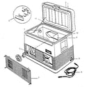 Coleman 5232-807 unit parts diagram