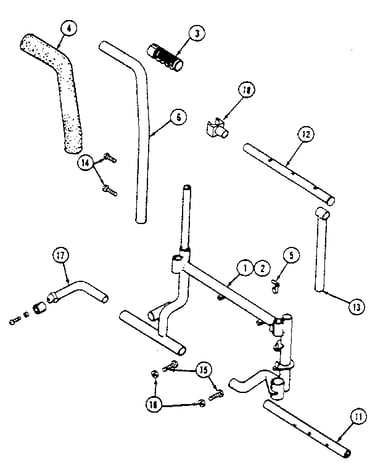 Frame sectional back, non-reclining