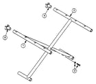 Everest & Jennings MARATHON 5MB crossbraces diagram