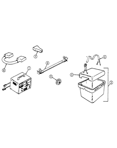 Battery box, chargers, misc. electrical