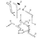 Everest & Jennings MARATHON 5MV frame sectional back, non-reclining diagram