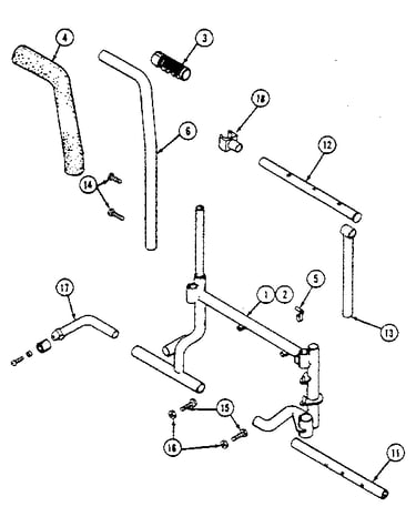 Frame sectional back, non-reclining