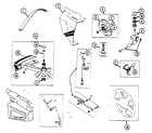 Everest & Jennings MARATHON 5MV clutches, wheels, forks diagram