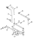 Frame sectional back, non-reclining